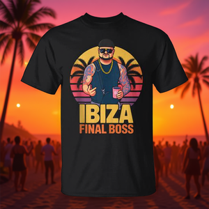 Camiseta vintage Ibiza Final Boss Meme Club Party - Product Image 3