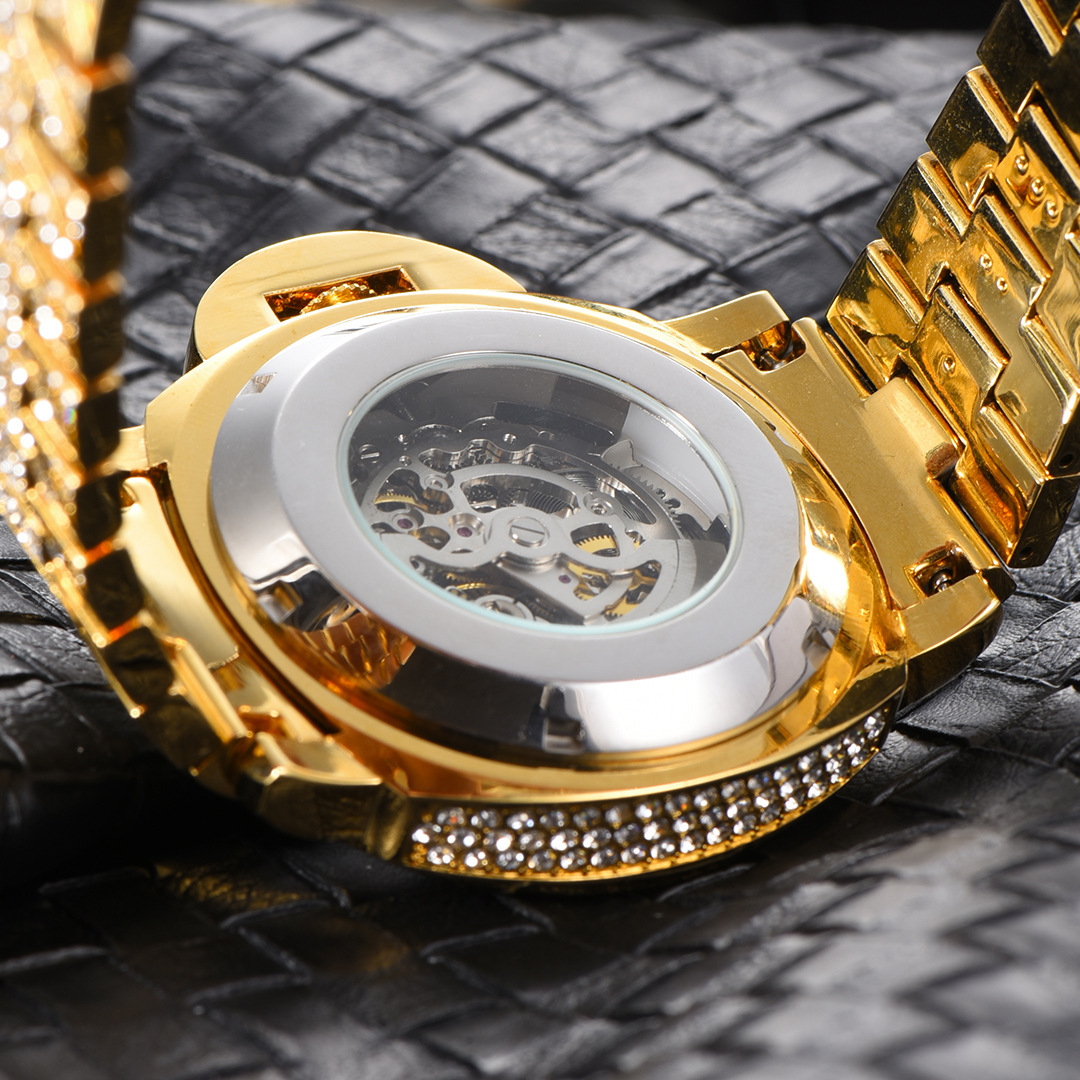 2025 New Style Hip Hop Luxury Jewelry 18k Gold Plated Big  display picture 1