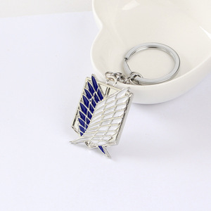 Portachiavi con Ciondolo in Metallo Ali di Jiyuu No <span class=keywords><strong>Tsubasa</strong></span> in 4 Colori per Fan dell'Anime L'Attacco dei Giganti Come Regalo - Product Image 3