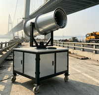 Canon à brouillard à faible entretien pour la suppression de la poussière dans les cours de charbon
