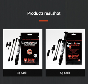 <span class=keywords><strong>Grizzly</strong></span> térmico 73W/MK Conductonaut Grasa térmica de metal líquido para CPU GPU Tarjeta gráfica Conductividad Pasta térmica - Product Image 5