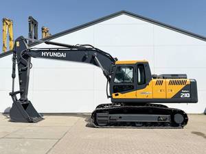 Excavadora Hyundai R210 de segunda mano, motor Cummins de 21 toneladas, Corea, Original, bajo tiempo de trabajo, venta - Product Image 2