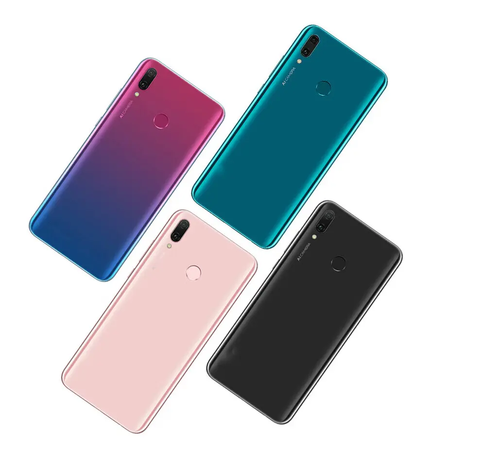 Orijinal Huawei Y9 için kullanılan telefon 2019 yeni varış en çok satan toptan çin ünlü marka yüksek kalite Smartphone çift SIM