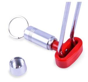 Verrou de sécurité antivol ABS rouge pour panneau de présentation EAS, crochet de présentation facile à utiliser, logo personnalisé, signalisation de magasin de détail pour l'<span class=keywords><strong>assistance</strong></span> du personnel - Product Image 4