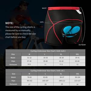 Pantaloncini da <span class=keywords><strong>ciclismo</strong></span> reversibili da <span class=keywords><strong>donna</strong></span> e da uomo in Gel imbottito 3D con Design traspirante adsorbente per bambini - Product Image 6