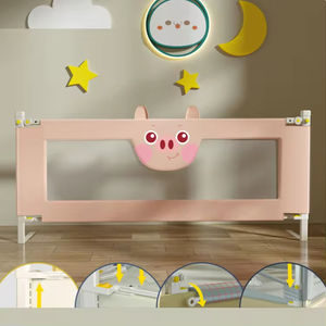 Rail de lit portable en forme de dessin animé pour les tout-petits Rails de barrière de berceau respirants et gardes de rail - Product Image 3