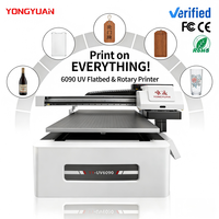 Imprimante UV à plat 6090 haute vitesse numérique à passage unique pour imprimante DTF automatique 3D en relief avec vernis I3200 Ricoh