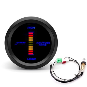 Instrument de modification automobile, écran numérique LED à lumière bleue, affichage LCD, compteur de rapport air-carburant, capteur d'oxygène, compte-tours - Product Image 6