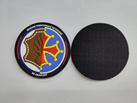 Patch moral 3D en caoutchouc PVC, badge tactique avec support auto-agrippant et feuille de protection pour la personnalisation des gilets tactiques