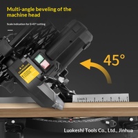 Scie à table électrique multifonctionnelle en aluminium de 8 pouces pour le travail du bois, machine tout-en-un 220V pour la découpe du métal