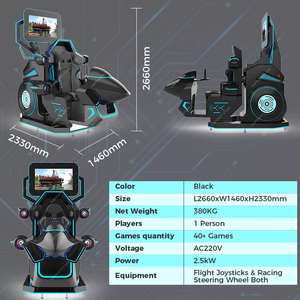 9d Vr Flight Shape Machine Indoor Virtual Reality <span class=keywords><strong>Motion</strong></span> <span class=keywords><strong>3</strong></span> In 1 360 Graden Roterende 9d Vr Flight Racing Schietstoel Machine - Product Image 3