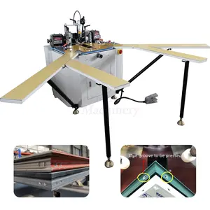 Ferramenta de crimpagem de canto de alumínio, quatro cabeças, cnc, janela do perfil da máquina, canto da porta, combinando, liga de alumínio 1500 fornecido