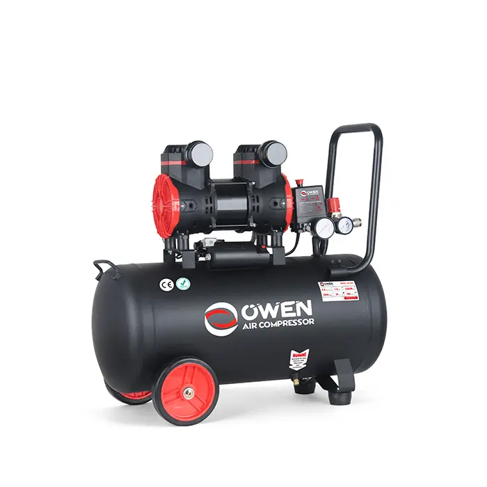 Owen 제안 샘플 Jn1500A 24L 40L 50L 휴대용 치과 오일 프리 공기 압축기 사일런트 오일리스 전기 공기 압축기