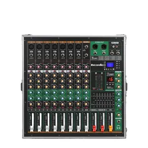 GAX-MK280 профессиональная 8-канальная микшерная Консоль 2*500 Вт чемодан миксер - Product Image 1