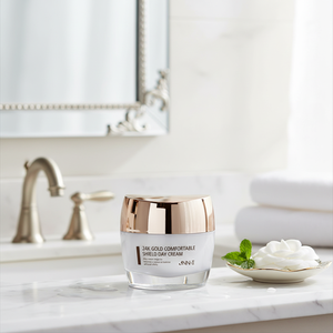 OEM/ODM hecho a medida de Corea, crema de día de protección cómoda antiarrugas blanqueadora de oro de 24K, 50ml loción hidratante Natural - Product Image 3