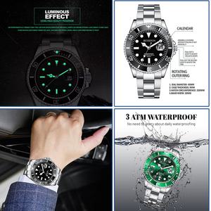 Wholesale Custom Luxury Stainless Steel Band Quartz Analog Big <b>Men</b> Wrist <b>Watch</b> 42mm Dial Classic Sport Fashion <b>Watch</b> for <b>Men</b> - Product Image 5