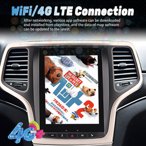 Reproductor Multimedia Estéreo Android para Jeep Grand <span class=keywords><strong>Cherokee</strong></span> <span class=keywords><strong>2010</strong></span> 2011 2012 2013 2014 2015 2016 2017 2018 2019, Unidad Principal con GPS y Navegación 4G - Product Image 4