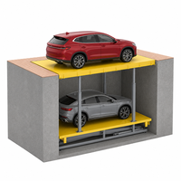 Élévateur de stationnement à deux poteaux pour un seul véhicule, équipement mécanique de stationnement pour hôtels de charme
