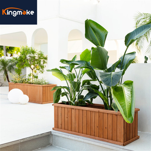 シンプルな環境保護屋外ガーデン植物プランターパティオフロア大型長方形ボックスプランター - Product Image 3