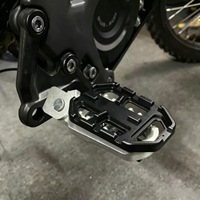 Repose-pieds larges Light Bee LBX/S à fixation par pince, paire, en aluminium CNC antidérapant pour moto électrique tout-terrain Surron
