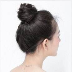 All Day Gae Chae Gupchang-Dang WFI0TDK Peluca de alta calidad 100% Cabello humano virgen 36-38 pulgadas Estirado Ba-Bam Head Entrevista Crew - Product Image 1