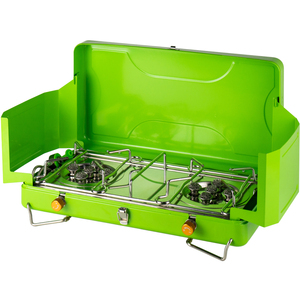 <span class=keywords><strong>Réchaud</strong></span> à gaz portable <span class=keywords><strong>BRS</strong></span>-81 Twin Star coupe-vent pour camping et cuisine domestique, compatible propane - Product Image 1