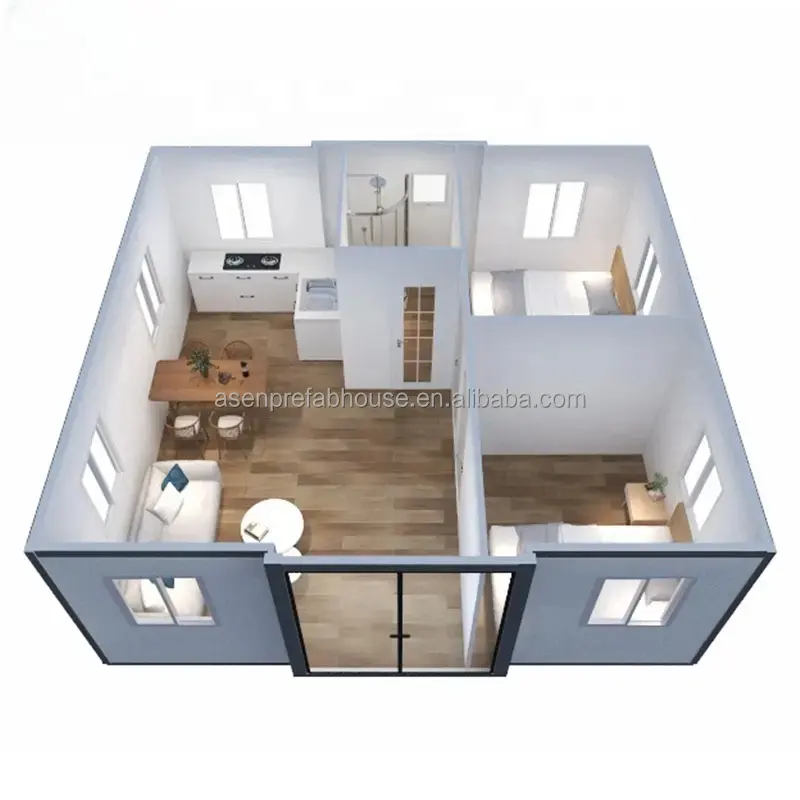 Nhà sản xuất đúc sẵn Modular nhà văn phòng prefab nhà mở rộng container nhà