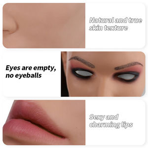 Máscaras de Silicona Femeninas Auténticas con Barba Arrugada, Accesorios Realistas para Cosplay para Actores, Actrices, Cosplayers y Travestis - Product Image 3