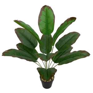 Fabricants Offre Spéciale décoration de jardin bouquet aménagement paysager faux arbre plantain feuille plante verte - Product Image 2