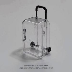 Transparent Portable Plastic Mini Suitcase Jewelry <b>Storage</b> <b>Box</b> for Hair Accessories-Custom Decorative Promotional Candy - Product Image 2
