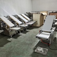 Machine de fabrication de pain industriel, entièrement automatique, plat, grec, turc, musulman, arabe, roti, chapati, naan, pita, lavash