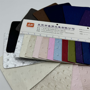 Offre Spéciale <span class=keywords><strong>Autruche</strong></span> Motif Cuir Synthétique Tissu Stretch Faux Cuir Trousse de Maquillage Cuir - Product Image 4