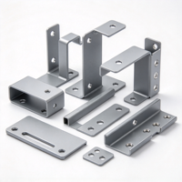 Pièces OEM en tôle, support de montage en acier sur mesure, découpe laser, pliage, revêtement en poudre