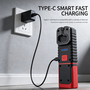 ไฟส่องสว่างแบบ LED รุ่น D93 หมุนได้ 180 องศา พร้อมตะขอแม่เหล็กและคลิปหนีบปากกา สำหรับงานตรวจสอบซ่อมบำรุงรถยนต์ - Product Image 2