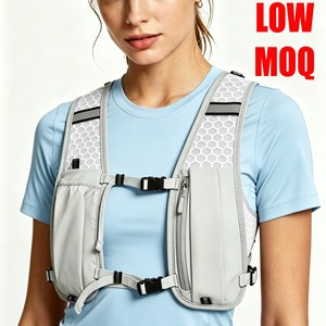 <span class=keywords><strong>Gilet</strong></span> d'hydratation portable en nylon et polyester, personnalisable, faible MOQ, en stock, avec bidons, sac de course inclus, unisexe-adulte - Product Image 1
