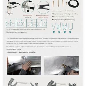 Équipement professionnel de réparation de carrosserie automobile - Machine à débosseler Hot Seal Pro avec moteur à pompe pour la métallurgie des métaux - Product Image 5