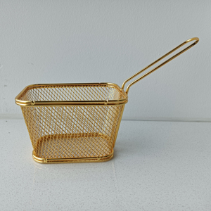 Nouveau Moyen-Orient en fer forgé petit panier frit vaisselle frites ailes de poulet panier de poulet frit - Product Image 1