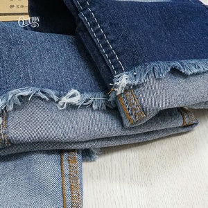 SIXCOTTON Buena Resistencia al Lavado 41% Algodón 38% Poliéster 20% Fibra Regenerada 1% Elastano <span class=keywords><strong>200D</strong></span> Twill OE Poliéster Elástico Denim - Product Image 5