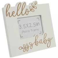 Cadre photo de table Hello Baby, cadre cadeau personnalisé, cadre en bois fait main, écologique, créatif, cadres photo de table