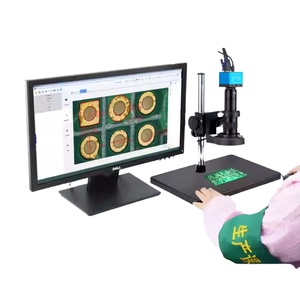 GP-660V GP-680V 4K độ phân giải cao Độ phóng đại cao USB HD CCD Camera kính hiển vi điện tử với màn hình video kỹ thuật số - Product Image 4