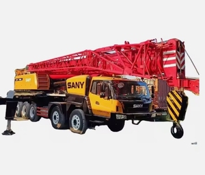 Camion Grue Sany STC1000 de 100 tonnes d'occasion en provenance de Chine Bon prix avec bon état de fonctionnement Moteur Pompe à moteur Boîte de vitesses incluse - Product Image 1