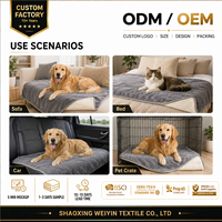 Couverture imperméable pour animaux de compagnie, marque privée, OEM/ODM personnalisé, en peluche Sherpa, protection de canapé pour chiens et chats, pour marques de vente en gros et au détail