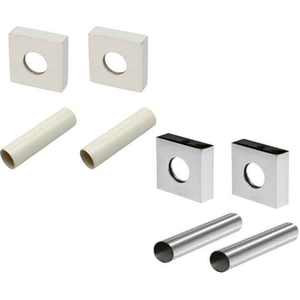 Kit de cubierta de tubo cuadrado cromado Cubierta de rueda Premium - Product Image 1