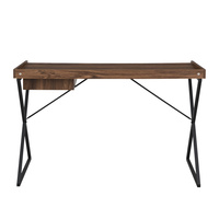 Bureau d'ordinateur simple en MDF avec design personnalisé, fabriqué en Chine