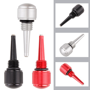 Jauge à huile en aluminium magnétique 55201 pour motos Yamaha, rouge, argent, noir, pièce de rechange à fixation par boulon - Product Image 4