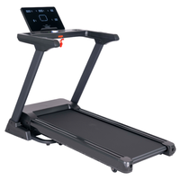 Tapis roulant K-FIT GSTF-5010, 15 niveaux d'inclinaison automatique, 16 km/h, moteur 3 CV, écran LED 6 pouces, charge sans fil, plateau de 500 mm, fitness à domicile