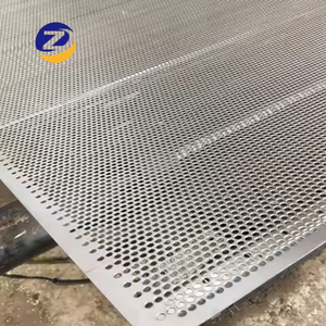 Tôle métallique perforée de haute qualité OEM, en acier allié SPCC, anti-rouille, surface huilée DOS, pour applications architecturales - Product Image 2