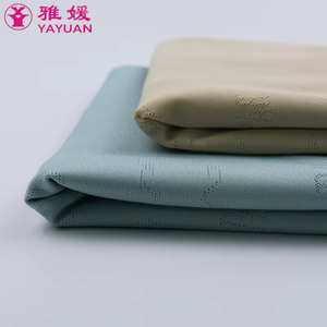 Tissu en maille respirant à motifs de lettres et d'animaux, 160 g/m², 92 % polyester, 8 % élasthanne, tissu jacquard tricoté pour pyjamas et sous-vêtements - Product Image 3