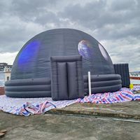 Dôme de projection gonflable portable, projecteur d'étoiles, planétarium pour fêtes et événements, matériau Oxford avec accessoire souffleur