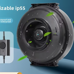 Ventilatore Centrifugo <span class=keywords><strong>a</strong></span> <span class=keywords><strong>Pale</strong></span> Incurve in Indietro 220V, Silenzioso, in Materiale ABS, Diametro Condotto 4/6/8 Pollici, Unità di Ventilazione Ausiliaria per Ristoranti - Product Image 4